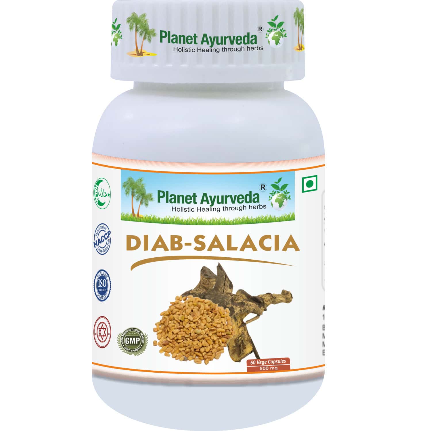 Planet Ayurveda Diab Salacia Capsules - 60 Capsules