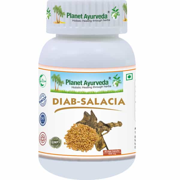 Planet Ayurveda Diab Salacia Capsules - 60 Capsules