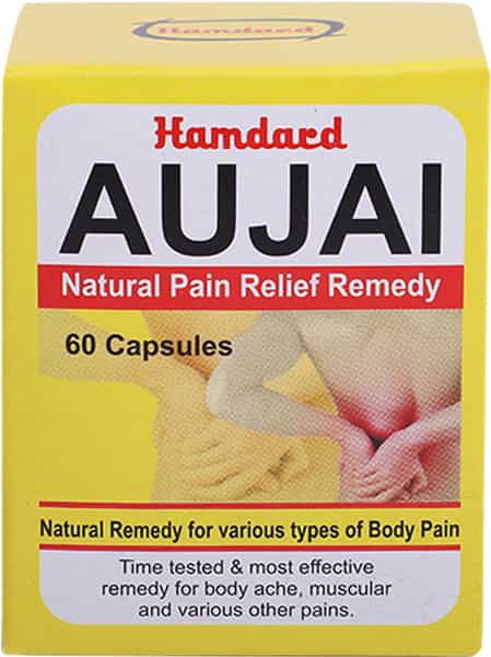 Hamdard Aujai Natural Pain Relief Remedy - 60 Capsules