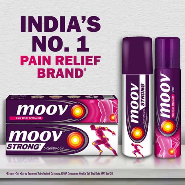 Moov Strong Diclofenac Pain Relief Spray - 55G