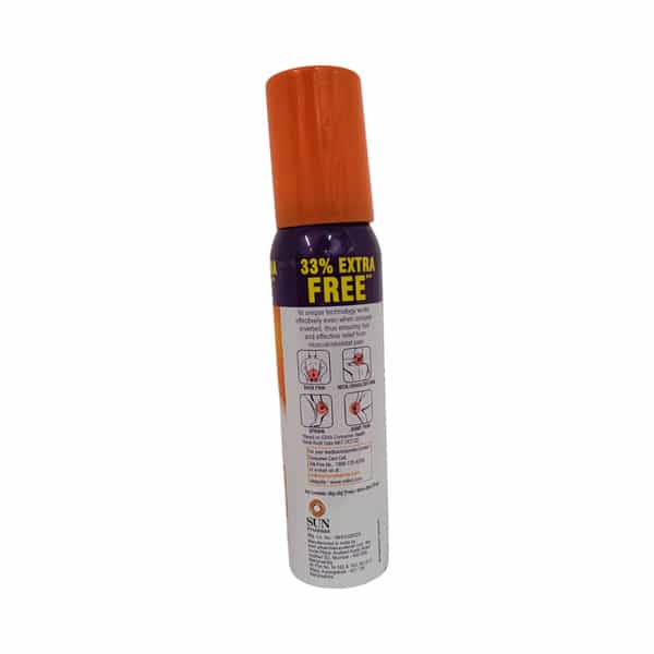 Volini Pain Relief Spray 86Ml + 33% Extra Free 28Ml Bottle Of 114Ml
