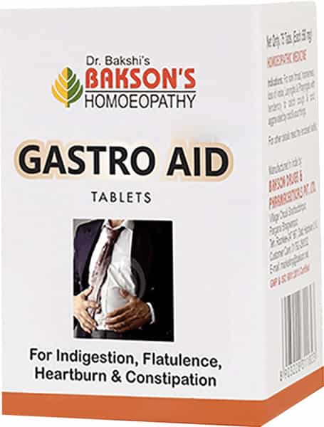 Dr Bakshi's Bakson Homoeopathy Gastro Aid Tablet (75) Pack Of 2