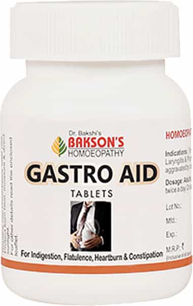 Dr Bakshi's Bakson Homoeopathy Gastro Aid Tablet (75) Pack Of 2