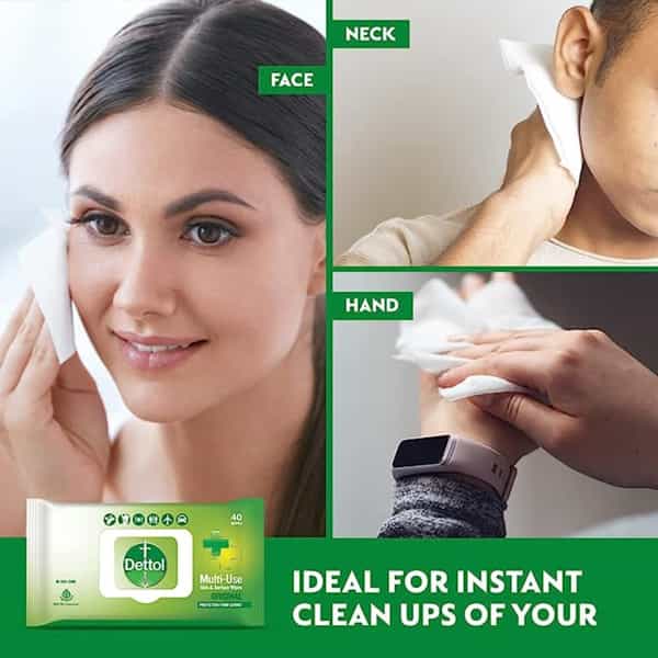 Dettol Original Multi Use Wipe 40 No's