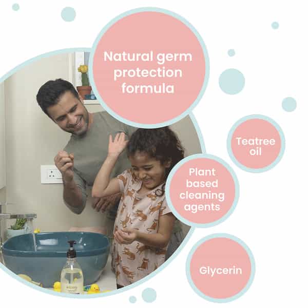 Koparo Hand Wash - Aloe & Green Tea - Natural Germ Protection - Ph Controlled (2 X 500Ml)