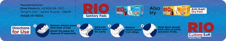 Rio Sanitary Napkins Xlarge Cottony Cover 6'S X 96 C