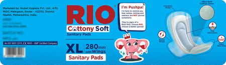 Rio Sanitary Napkins Xlarge Cottony Cover 6'S X 96 C