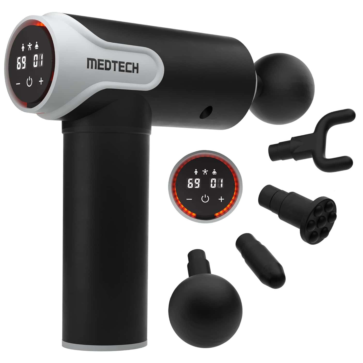 Medtech Blaze Massage Gun | 99-Speeds | Deep Tissue Massager For Pain Relief & Muscle Recovery