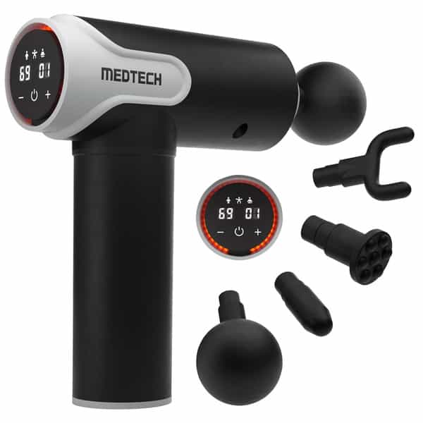Medtech Blaze Massage Gun | 99-Speeds | Deep Tissue Massager For Pain Relief & Muscle Recovery