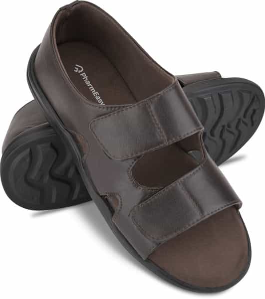 Pharmeasy Diabetic & Orthopedic Men Sandals (Fashion Range-3) Brown Color Size 8
