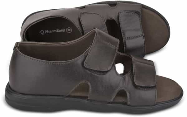 Pharmeasy Diabetic & Orthopedic Men Sandals (Fashion Range-3) Brown Color Size 8