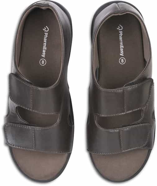 Pharmeasy Diabetic & Orthopedic Men Sandals (Fashion Range-3) Brown Color Size 8