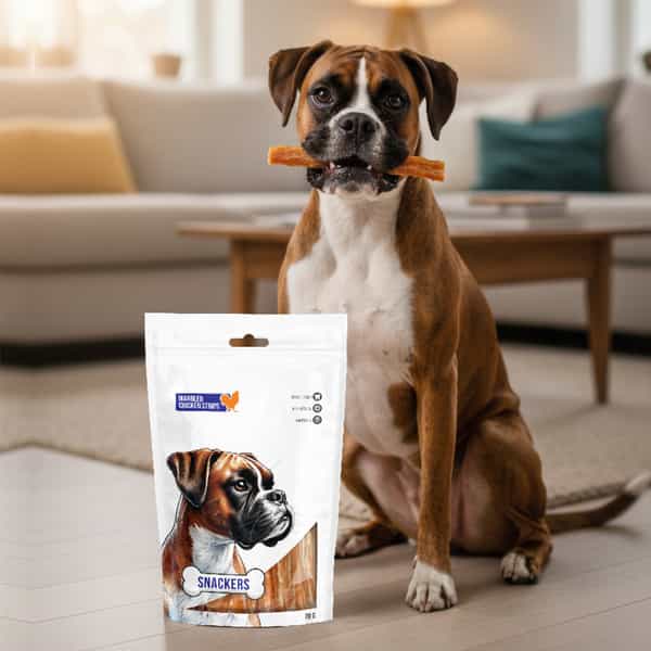 Snackers Marbled Chicken Strips Dog Treats | 70 G