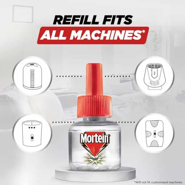 Mortein Smart + Mosquito Repellent Liquid Refill Buy 2 Get 1 Free (45Ml*3)