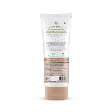 Mamaearth Rice Face Wash With Rice Water & Niacinamide For Glass Skin - 100Ml
