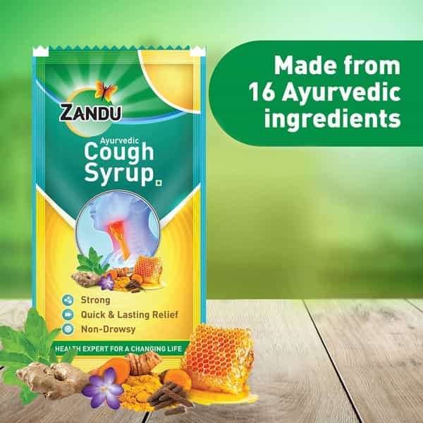Zandu Ayurvedic Cough Syrup - 8 Ml