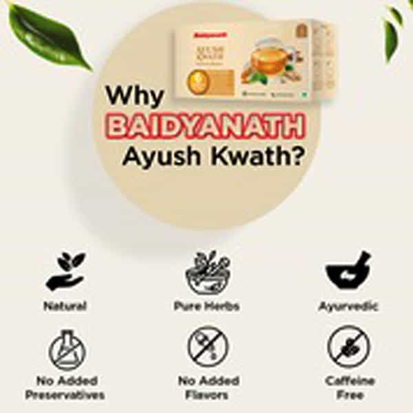 Baidyanath Ayush Kwath | Tea Bags | 25 No's