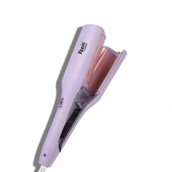 Ktein Wave Hair Curling Iron | 2-Barrel Ionic Wavy Hair Curler | 32Mm Multifunctional Hair Waver