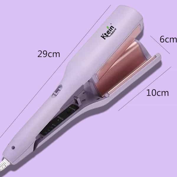 Ktein Wave Hair Curling Iron | 2-Barrel Ionic Wavy Hair Curler | 32Mm Multifunctional Hair Waver