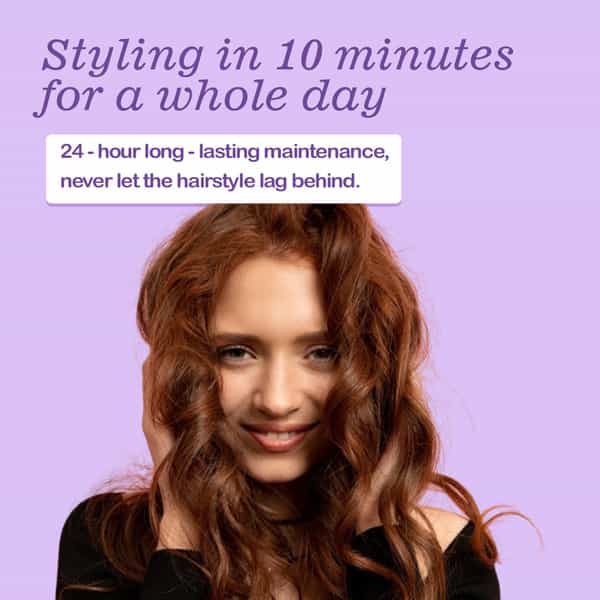Ktein Wave Hair Curling Iron | 2-Barrel Ionic Wavy Hair Curler | 32Mm Multifunctional Hair Waver