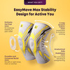 Betterhood Premium Knee Sleeve With Easymove Max Stability Design (Grey | Xl)