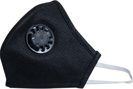 Advind Healthcare Smog Guard N95 Mask With One Valve (Adults Free Size Black) Pack Of 3