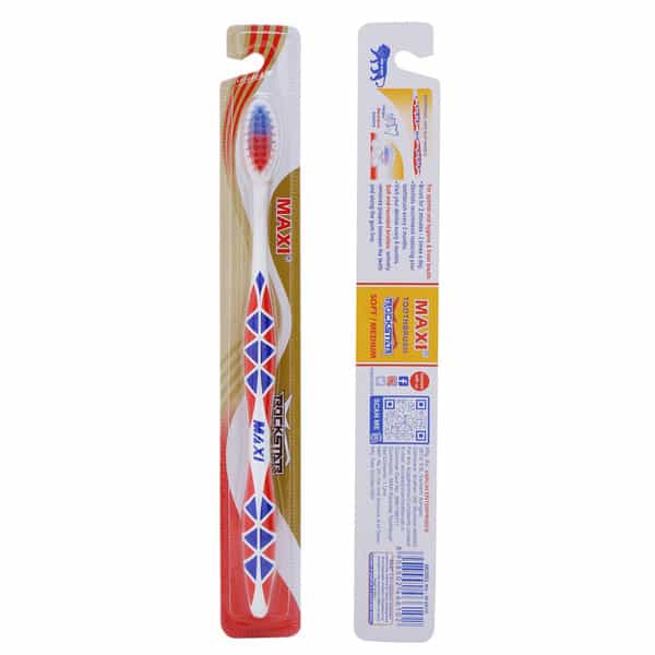 Maxi Rockstar Soft Toothbrush (Pack Of 12)