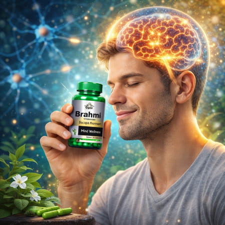Cipzer Brahmi 30 Capsules | Supports Memory| Brain Health & Cognitive Wellness