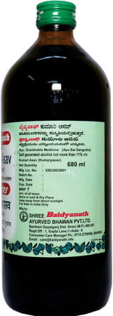 Baidyanath Asli Ayurved Kumari Asav 680Ml Healthy Digestive Ayurvedic Syrup For Acidity
