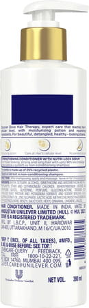 Dove Hair Therapy Breakage Repair Conditioner No Parabens & Dyes (380ml)