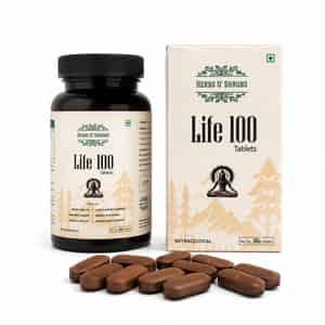Herbs O' Shrubs Life-100 | Daily Energy | Vitality & Antioxidant Support | 30 Tablets