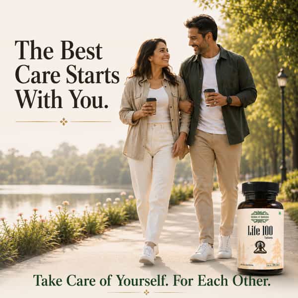 Herbs O' Shrubs Life-100 | Daily Energy | Vitality & Antioxidant Support | 30 Tablets