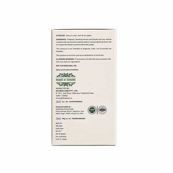 Herbs O' Shrubs Life-100 | Daily Energy | Vitality & Antioxidant Support | 30 Tablets