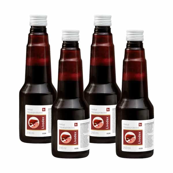 Livodex Syrup 200 Ml | Liver Health Supplement | Detox Liver (Pack Of 4)