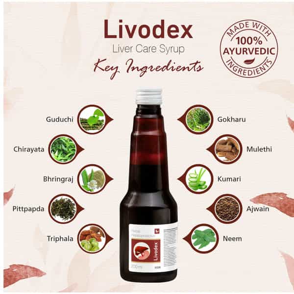 Livodex Syrup 200 Ml | Liver Health Supplement | Detox Liver (Pack Of 4)