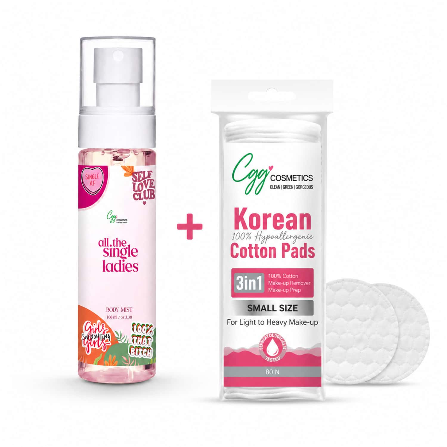 Cgg Cosmetics All The Single Ladies + Free Small Korean Cotton Pads