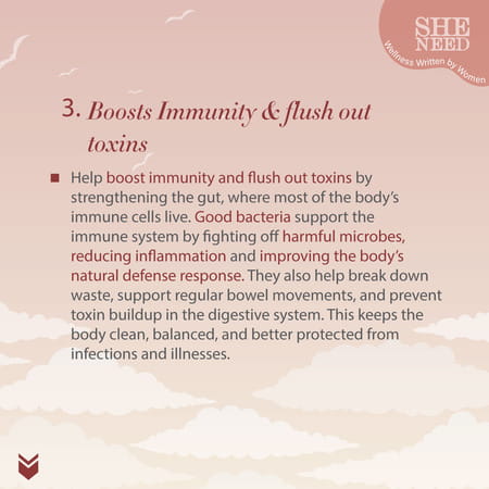 Sheneed Daily Probiotics - Complete Feminine Balance| Good Bacteria & Yeast - 60 Capsules