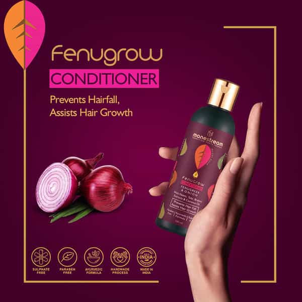Manestream Fenugrow Ayurvedic Conditioner With Fenugreek And Onion (100 Ml)