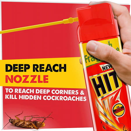 Hit Fresh Fragrance Spray For Cockroach Insect Killer 400 Ml