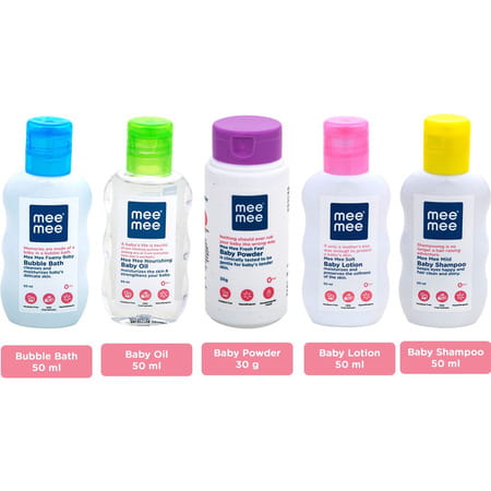 Meemee Baby Care Travel Kit - 5 Pack (Multicolor)