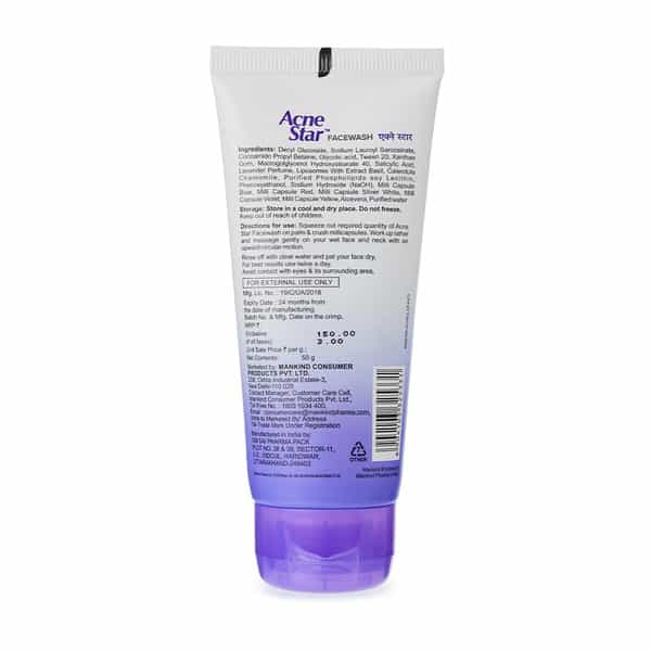 Acnestar Face Wash - 50 Gm