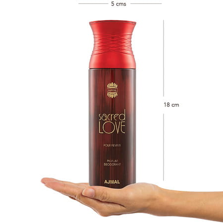 Ajmal Shine Eau De Parfum Powdery 75ml Perfume For Women And Sacred Love Deodorant 200ml For Women