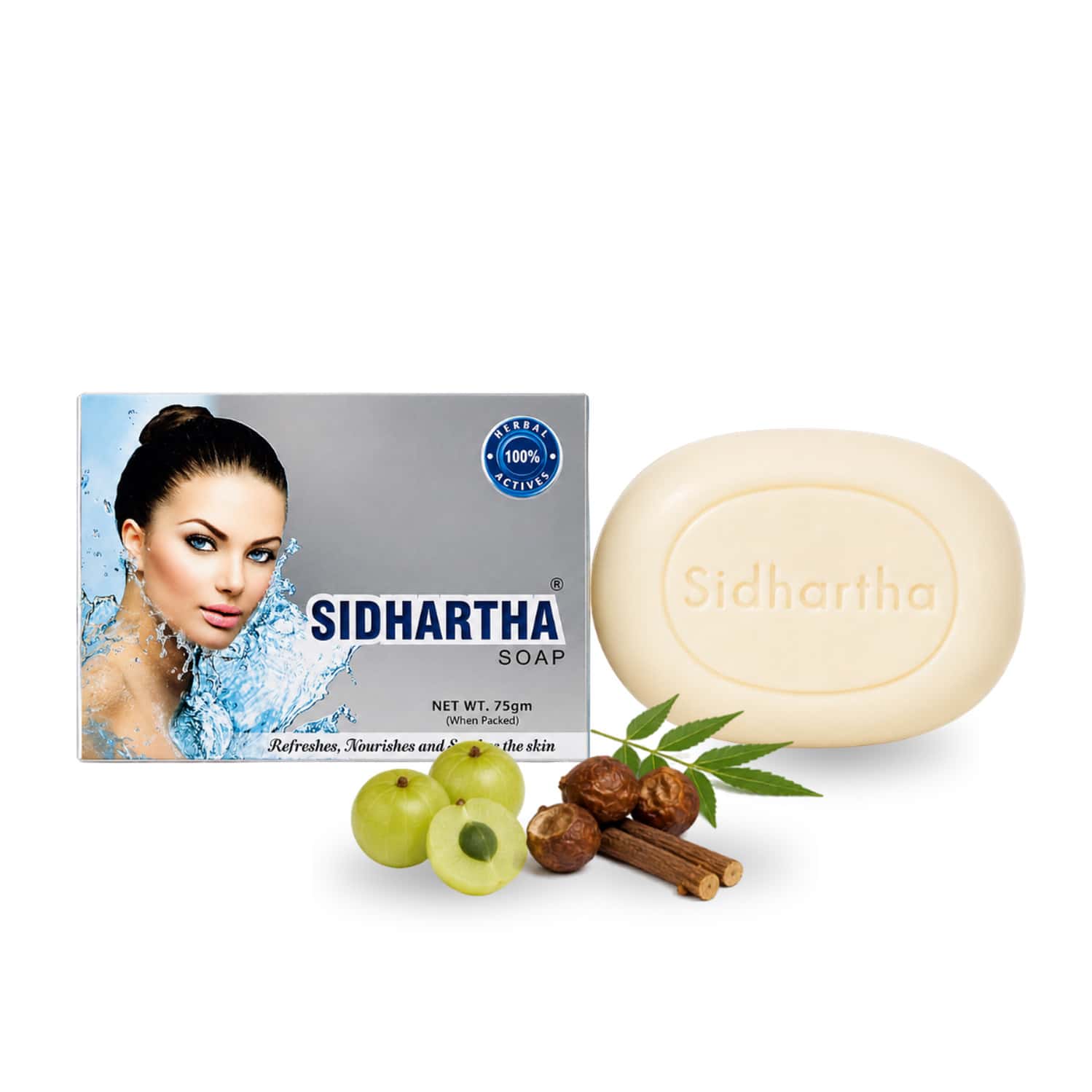 Revinto Sidhartha Soap | Reveal Naturally Healthy Skin | 75gm Pack Of 2