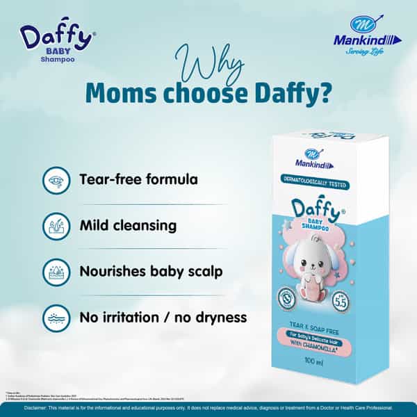 Daffy Ph 5.5 Bottle Of 100Ml Baby Shampoo