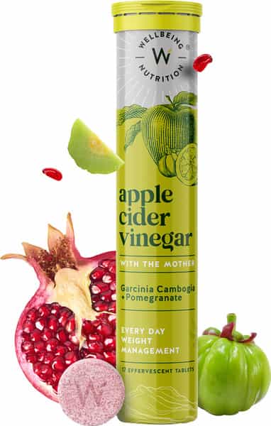 Wellbeing Nutrition Acv Effervescent For Weight Loss & Fat Burn 17 Tabs (Pack Of 1)