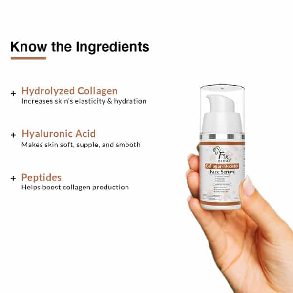Fixderma Hydrolyzed Collagen Booster Face Serum - 15G