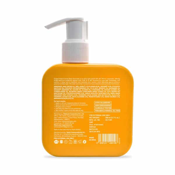 Eclipse Solaire Active Body Sunscreen Spf 50+ Pa++++ 200Ml