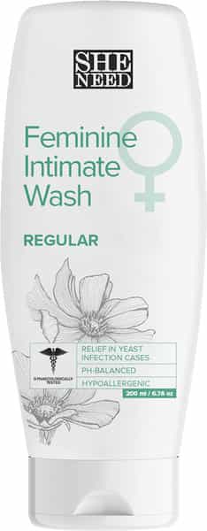 Sheneed Regular Feminine Intimate Wash - 200 Ml