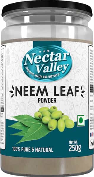 Nectar Valley Neem Powder (Azadirachta Indica) Organically Processed Neem Leaves Powder - 250G