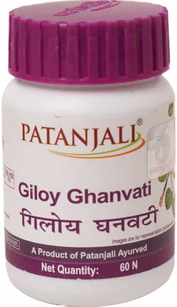 Patanjali Divya Giloy Ghan Vati - 60 Pc